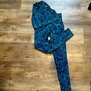 Gymshark Matching Set - teal - XS